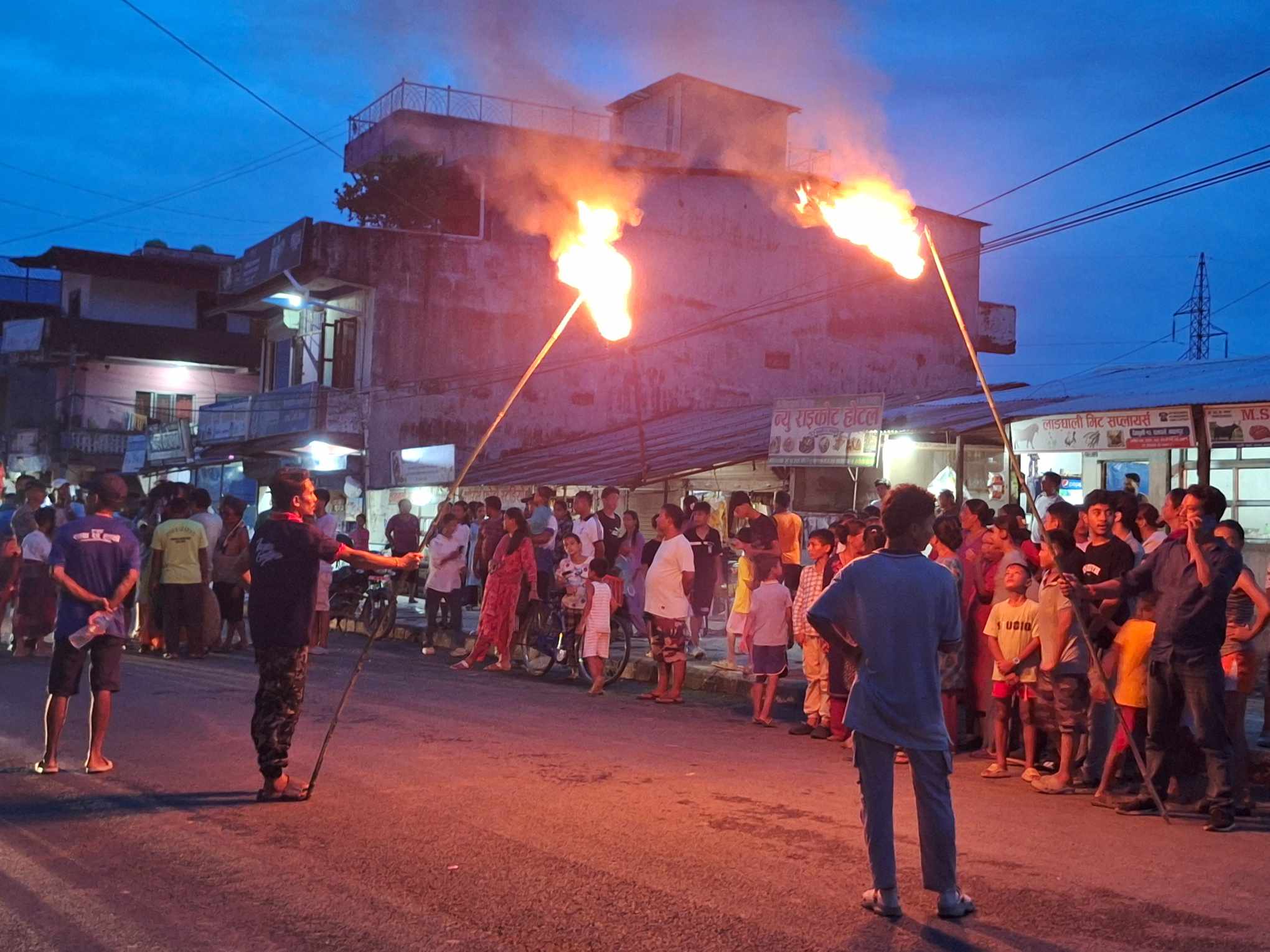 देवचुलीका नेवार समुदायको लाखे जात्रा 