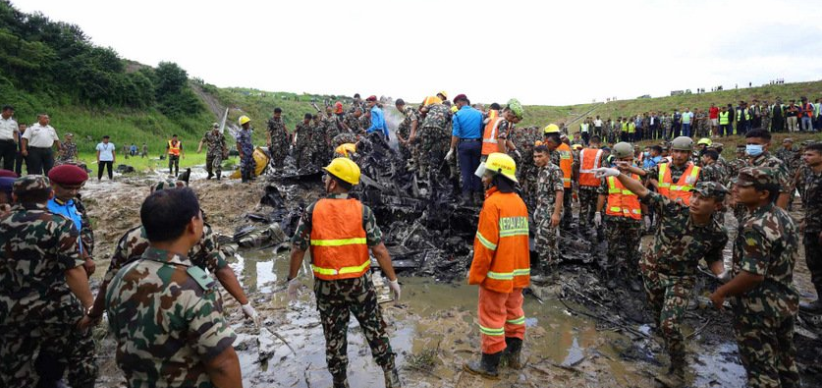 सौर्य एयरलाइन्सको विमान दुर्घटनाः घटनास्थलमा २ जनाको शव फेला