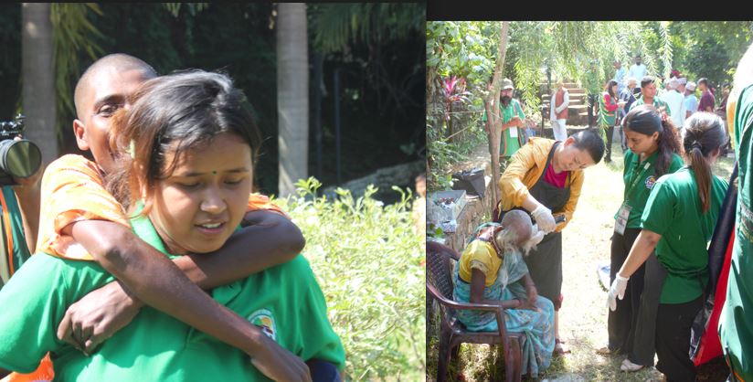 मानव सेवा आश्रमको ‘मेची –महाकाली उद्धार यात्रा’ १२ औँ दिन नवलपुरमा