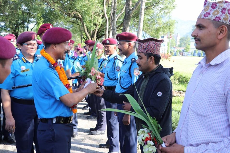 प्रहरी नायव महानिरीक्षक दान सिंह बोहराको बिदाई कार्यक्रम