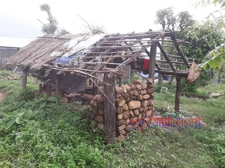 बर्षाका कारण क्षति भएका देवचुलीका शुकबहादुरलाई सहयोगको लागि अपिल