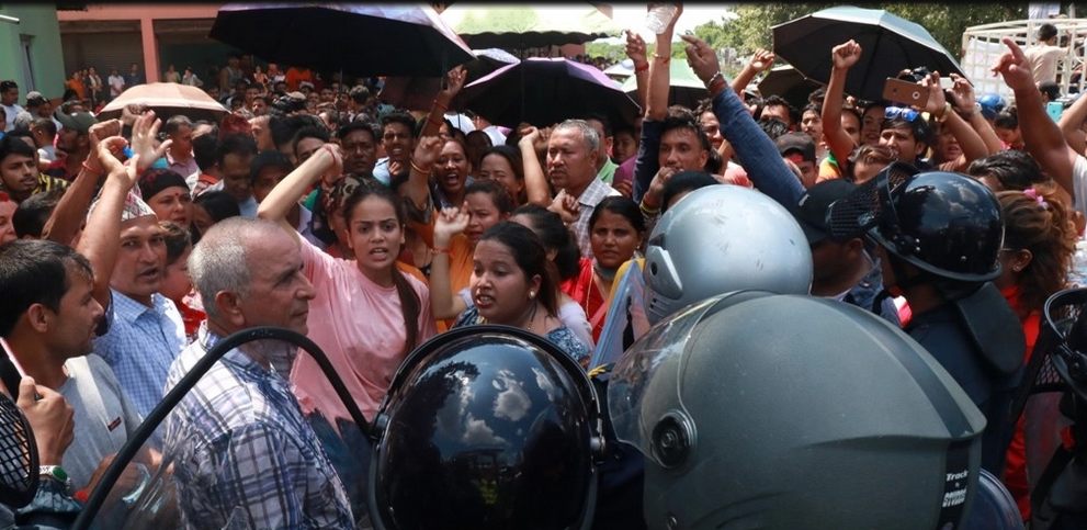 प्रदर्शनका क्रममा नियन्त्रणमा लिएका १४ जना विरुद्ध मुद्धा दर्ता