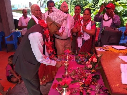 सकलादेवी साकोसको ९ औँ बार्षिक साधरणसभा देवचुलीको कदमपुरमा सम्पन्न