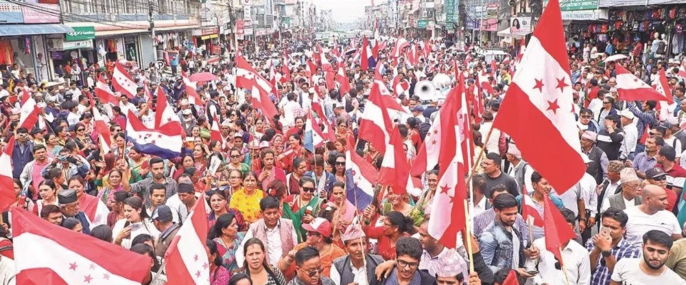 देशभर कांग्रेसको प्रदर्शन