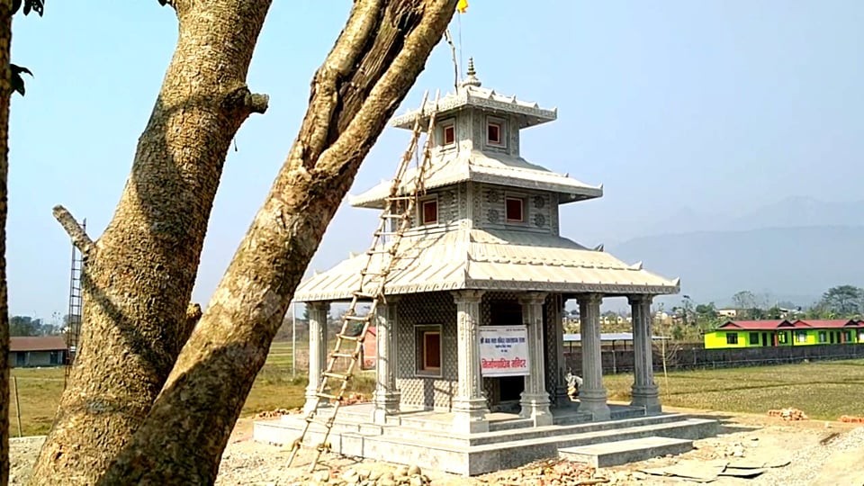 गंगा माता मन्दिर निर्माणमा आर्थिक समस्या, दाताहरुलाई सहयोग गर्न मन्दिर समितिको अपिल