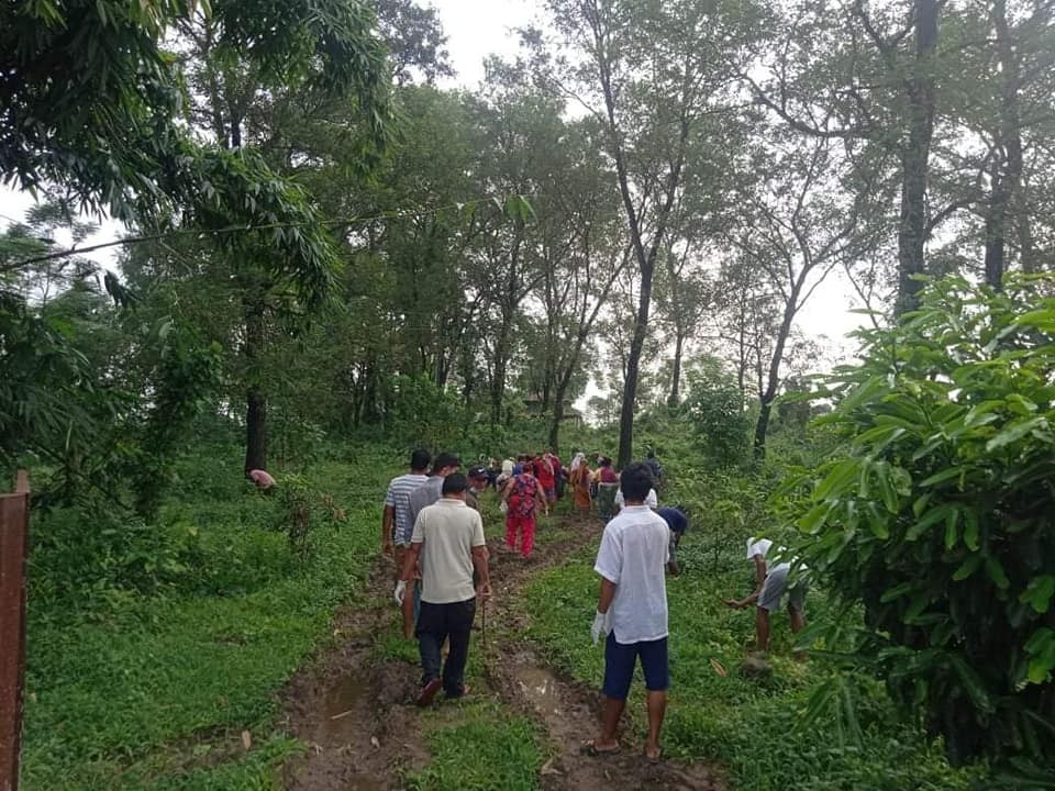 शान्ति दिप युवा क्लबद्वारा बृहत सरसफाई कार्यक्रम सम्पन्न