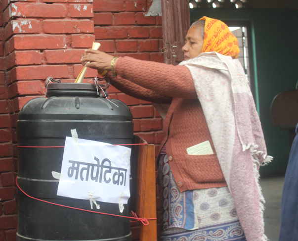 दिव्य वनको मतदान सम्पन्न , ५ सय २९ मत खस्यो