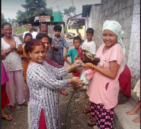 सिर्जनशील टोल विकास संस्थाद्वारा सुत्केरी भत्ता वितरण