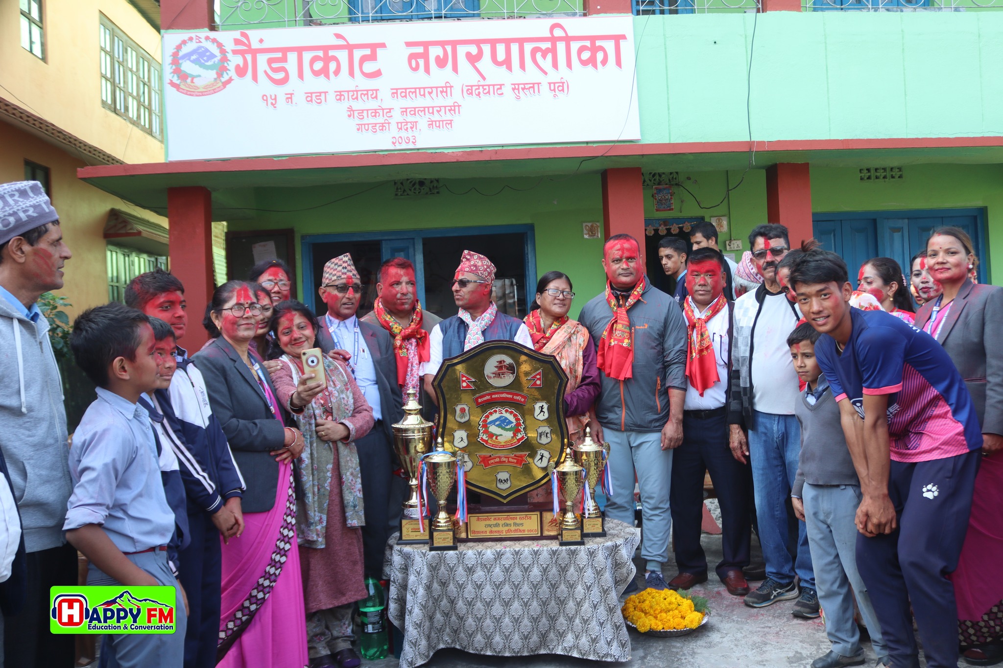 गैंडाकोट राष्ट्रपति रनिङ्ग शिल्ड  ः लक्ष्मी मा.वि ११ स्वर्ण सहित प्रथम