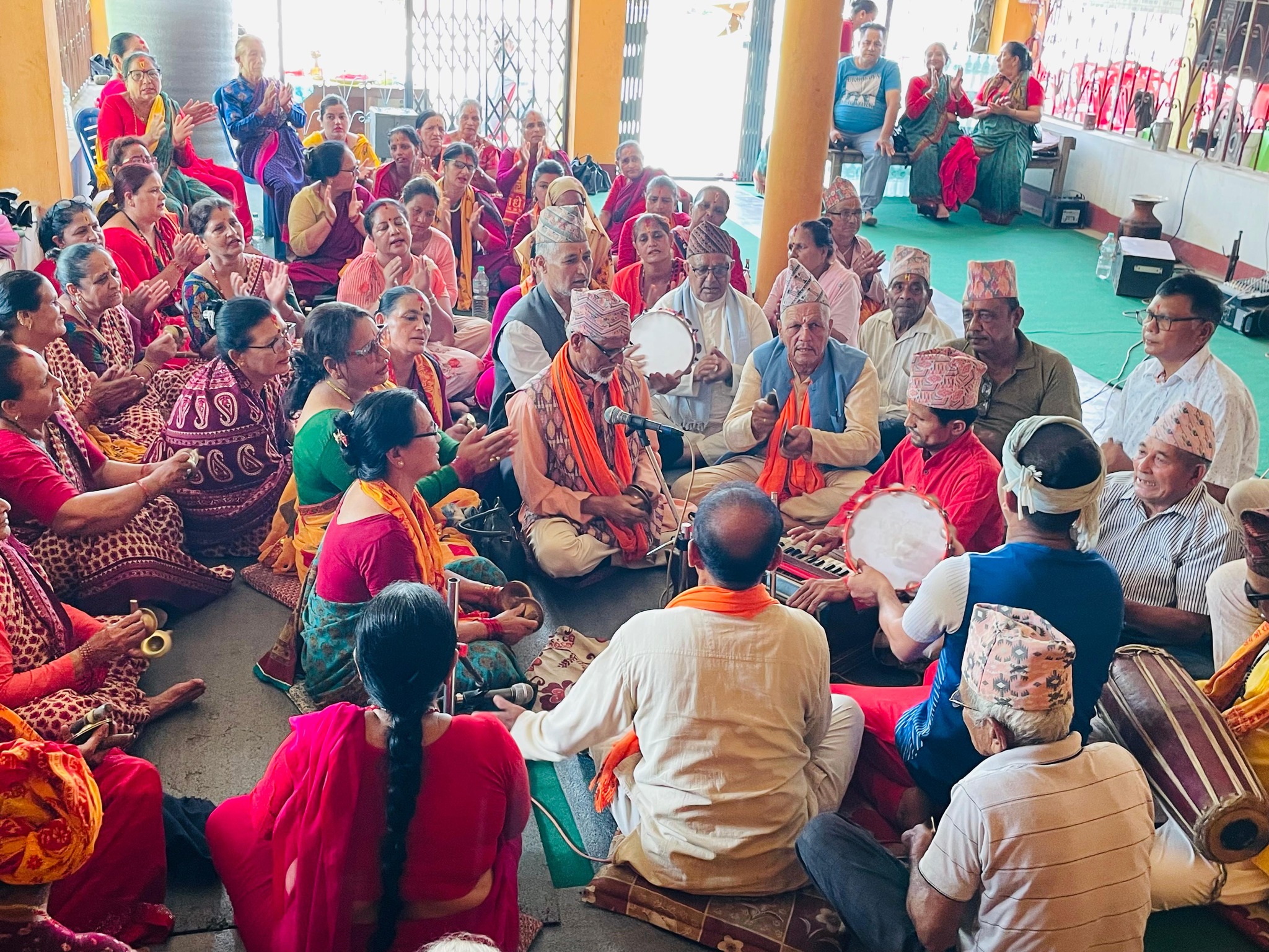 रजहरको सर्वेश्वर शिवालय मन्दिरमा २४ घण्टे अखण्ड हरिर्कितन सुरु